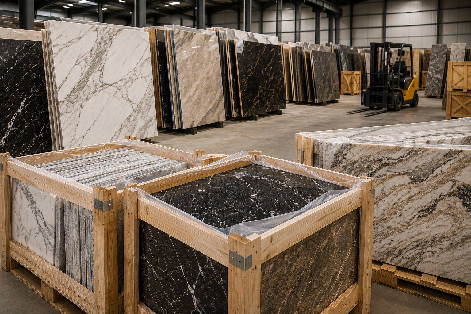 Importing Marble and Granite
