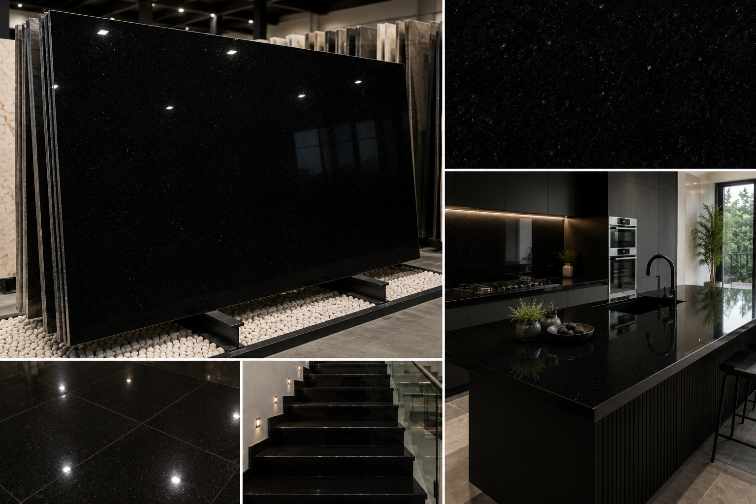Double Black Granite
