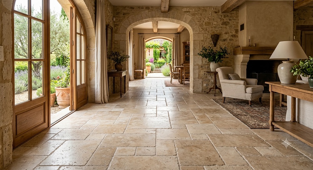 French Pattern Stone Flooring