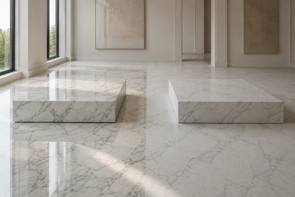 Polished vs Honed Marble