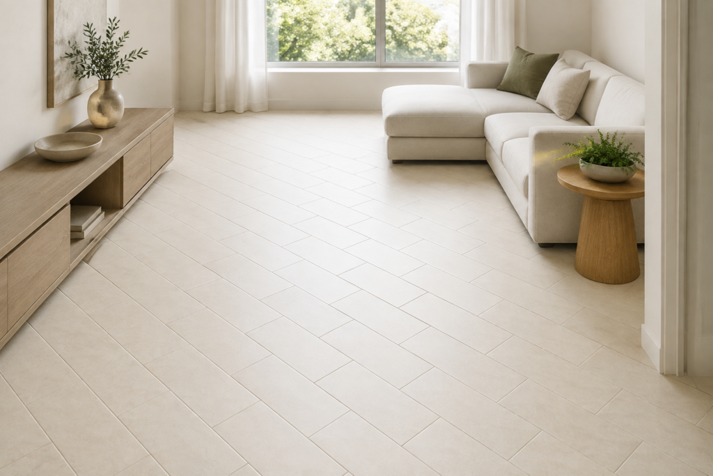best tile pattern for small rooms
