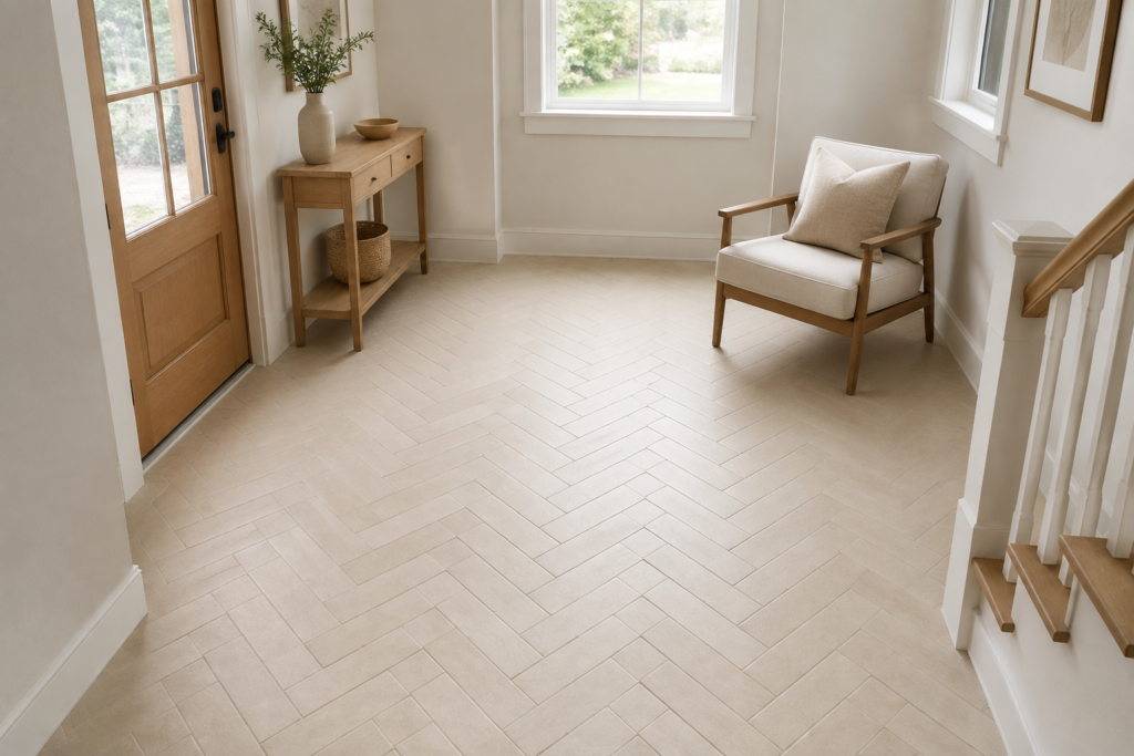 best tile pattern for small rooms