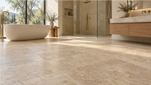 Stone Bathroom Flooring